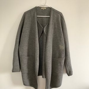 Madewell oversized sweater coat